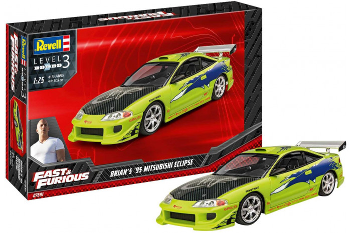 Fast & Furious Brian's 1995 Mitsubishi Eclipse (1:25) - 07691