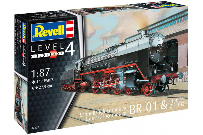 Schnellzuglok BR01 mit Tender 2'2' T32 (1:87) - 02172