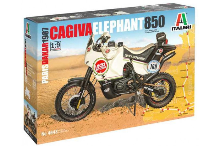 Cagiva "Elephant" 850 Paris-Dakar 1987 (1:9) - 4643