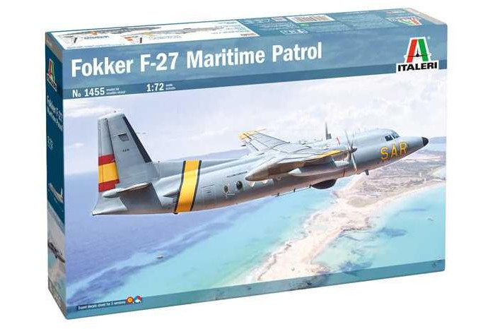 Model Kit letadlo 1455 - Fokker F-27 SAR (1:72)
