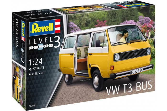 Plastic ModelKit auto 07706 - VW T3 Bus (1:24)