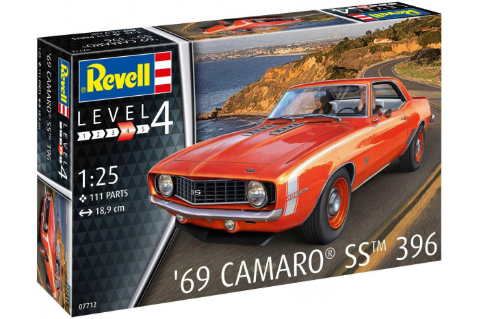 Plastic ModelKit auto 07712 - 69 Camaro SS (1:25)