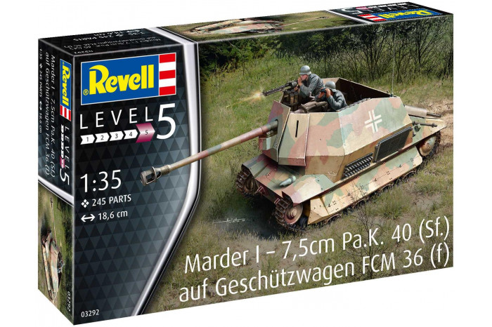 Plastic ModelKit military 03292 - Marder I on FCM 36 base (1:35)