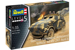 Plastic ModelKit military 03335 - German Command Armoured Vehicle Sd.Kfz.247 Ausf.B (1:35)