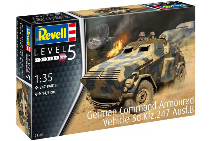 Plastic ModelKit military 03335 - German Command Armoured Vehicle Sd.Kfz.247 Ausf.B (1:35)