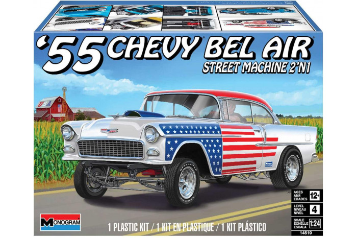 ’55 Chevy Bel Air “Street Machine” (1:24) - 4519