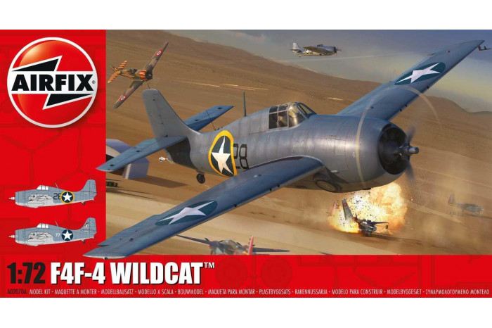 Classic Kit letadlo A02070A - Grumman F4F-4 Wildcat (1:72)