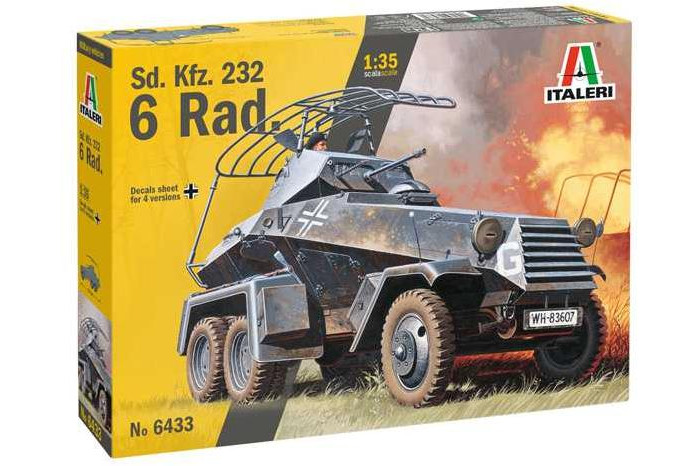Model Kit military 6433 - Sd. Kfz. 232 6 Rad. (1:35)