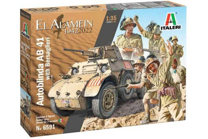 AB 41 with Bersaglieri Italian Infantry (1:35) - 6591 