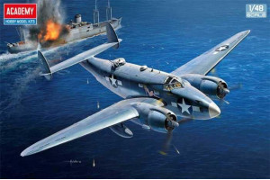 Model Kit letadlo 12347 - USN PV-1 &quot,Solomon Islands Theatre&quot, (1:48)