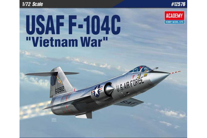 Model Kit letadlo 12576 - USAF F-104C &quot,Vietnam War&quot, (1:72)