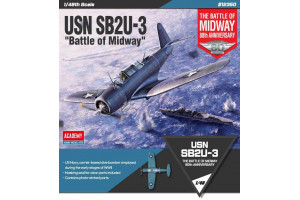 Model Kit letadlo 12350 - USN SB2U-3 &quot,Battle of Midway&quot, (1:48)