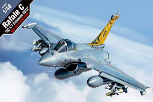 Model Kit letadlo 12346 - RAFALE C &quot,EC 1/7 PROVENCE 2012&quot, (1:48)