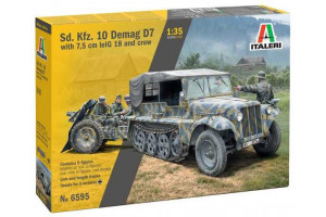 Sd. Kfz. 10 Demag with Le. IG18 and Crew (1:35) - 6595