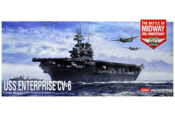 USS Enterprise CV-6 "Batte of Midway" (1:700) - 14409