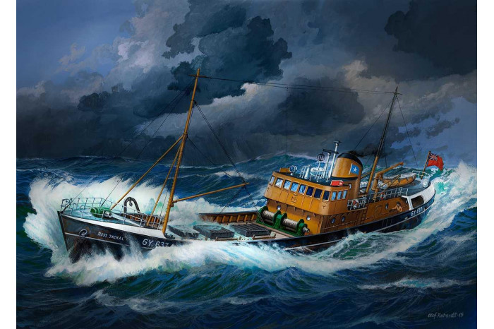 Plastic ModelKit loď 05204 - Northsea Fishing Trawler (1:142)