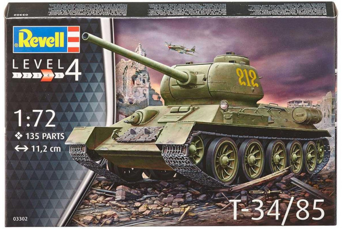 Plastic ModelKit tank 03302 - T-34/85 (1:72)