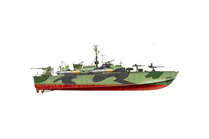 Model Kit loď PRM edice 5602 - ELCO 80' TORPEDO BOAT PT - 596 (1:35)