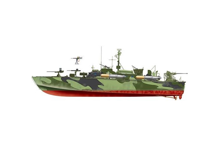 Model Kit loď PRM edice 5602 - ELCO 80' TORPEDO BOAT PT - 596 (1:35)