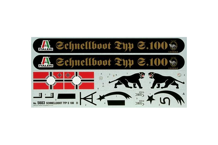 Model Kit loď PRM edice 5603 - SCHNELLBOOT TYP S-100 (1:35)
