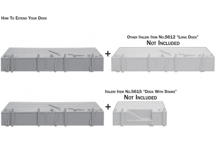 Model Kit budova 5612 - LONG DOCK (1:35)