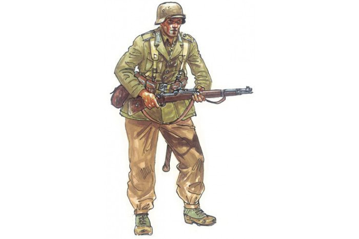 Model Kit figurky 6121 - WWII - GERMAN MOTORCYCLES (1:72)