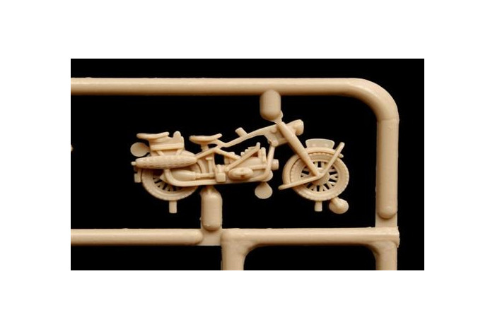Model Kit figurky 6121 - WWII - GERMAN MOTORCYCLES (1:72)