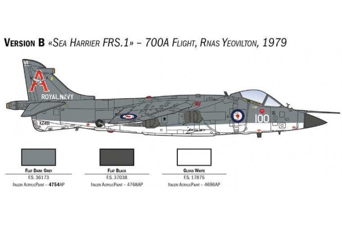 Model Kit letadlo 1236 - SEA HARRIER FRS.1 (1:72)