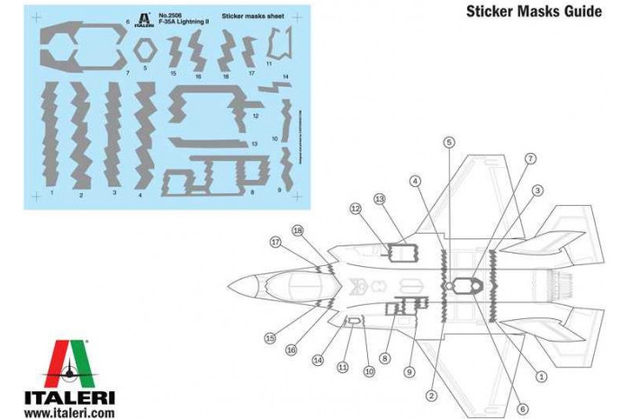 Model Kit letadlo 2506 - F-35A LIGHTNING II (1:32)