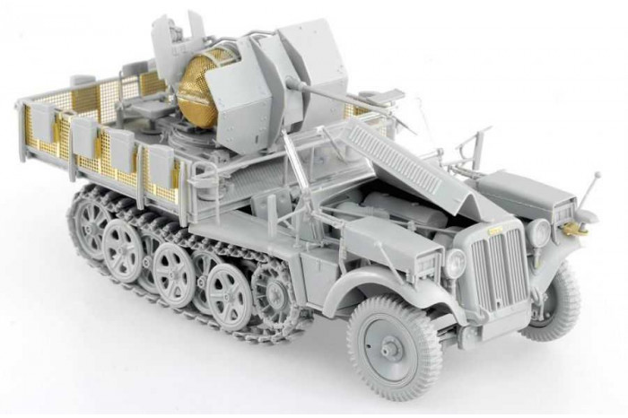 Model Kit military 6676 - Sd.Kfz.10/5 für 2cm Flak 38 (SMART KIT) (1:35)