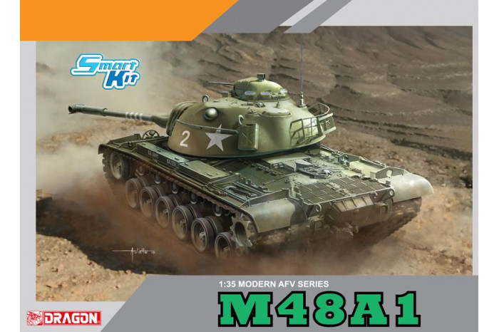Model Kit tank 3559 - M48A1 (SMART KIT) (1:35)
