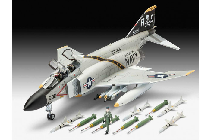 Plastic ModelKit letadlo 03941 - F-4J Phantom US Navy (1:72)