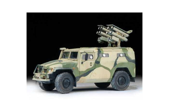 Model Kit military 3682 - GAZ with AT missile system "Kornet D" (1:35)