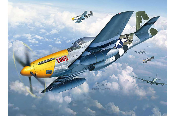 Plastic ModelKit letadlo 03944 - P-51D-5NA Mustang (1:32)