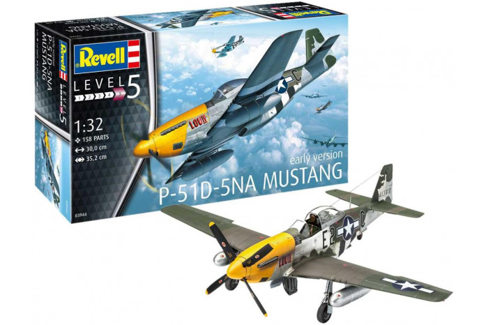 Plastic ModelKit letadlo 03944 - P-51D-5NA Mustang (1:32)
