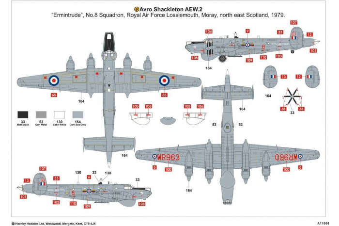 Classic Kit letadlo A11005 - Avro Shackleton AEW.2 (1:72)