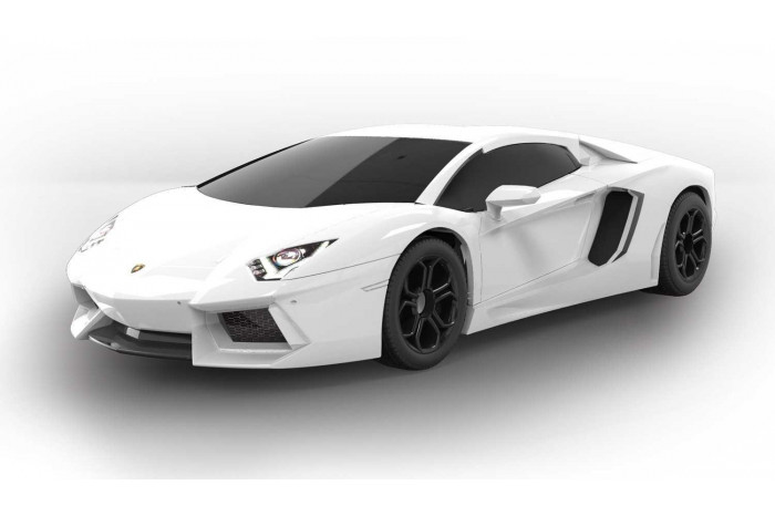 Quick Build auto J6019 - Lamborghini Aventador - bílá