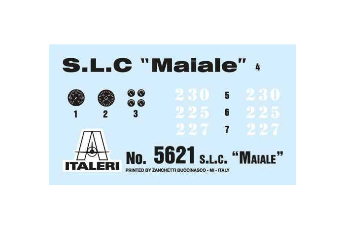 Model Kit torpédo 5621 - S.L.C. MAIALE (1:35)
