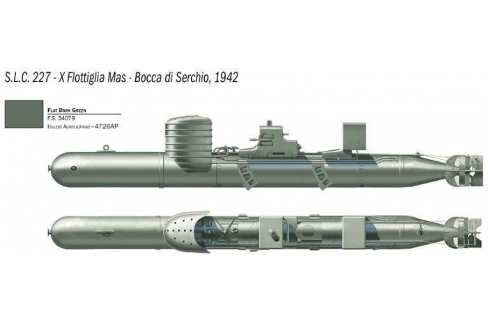 Model Kit torpédo 5621 - S.L.C. MAIALE (1:35)