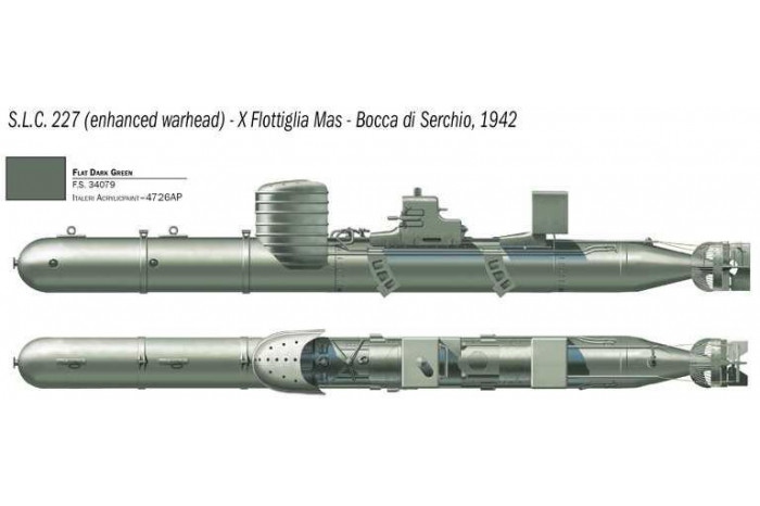 Model Kit torpédo 5621 - S.L.C. MAIALE (1:35)