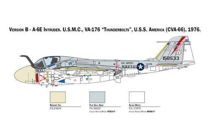 Model Kit letadlo 1392 - A-6E TRAM INTRUDER (1:72)