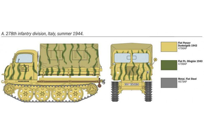 Model Kit military 6549 - STEYR RSO/01 with GERMAN SOLDIERS (1:35)