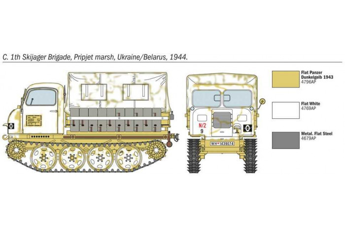 Model Kit military 6549 - STEYR RSO/01 with GERMAN SOLDIERS (1:35)