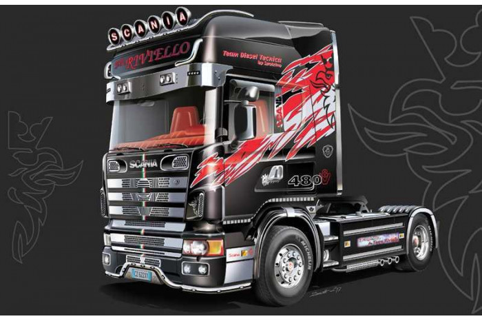 Model Kit truck 3922 - SCANIA 164 L TOPCLASS (1:24)