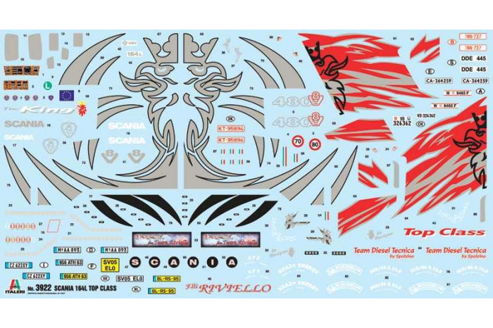 Model Kit truck 3922 - SCANIA 164 L TOPCLASS (1:24)