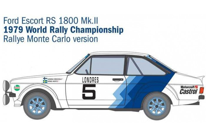 Model Kit auto 3655 - FORD ESCORT RS1800 Mk. II (1:24)