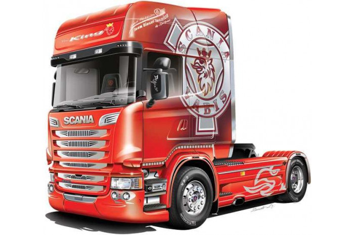 Model Kit truck 3930 - SCANIA R730 STREAMLINE "TEAM CHIMERA" (1:24)