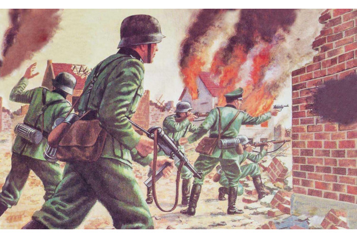 Classic Kit VINTAGE figurky A00705V - WWII German Infantry (1:76)