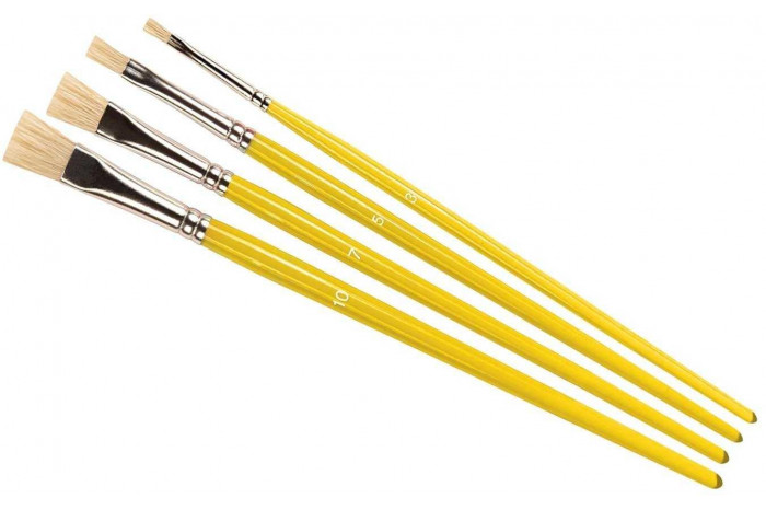 Humbrol Stipple Brush pack AG430 - sada plochých štětců (velikost 3/5/7/10)