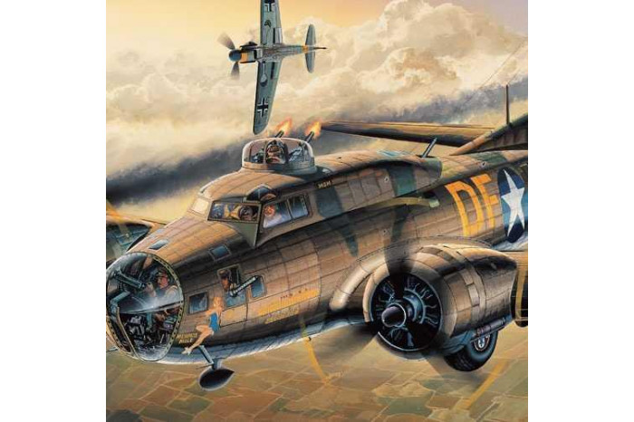 Model Kit letadlo 12495 - B-17F "MEMPHIS BELLE" (1:72)